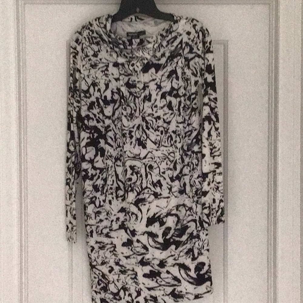 Black and white Kenzie dress